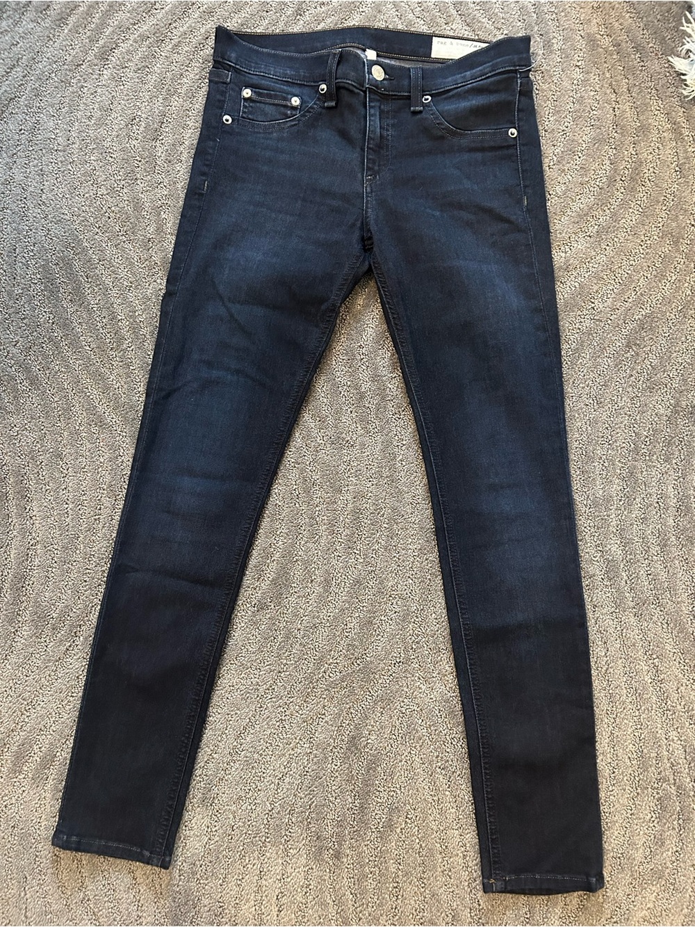 Rag and Bone Crop Capri Mid Rise Jean